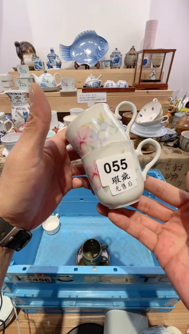 瓷片潆脱金划痕不退换G055