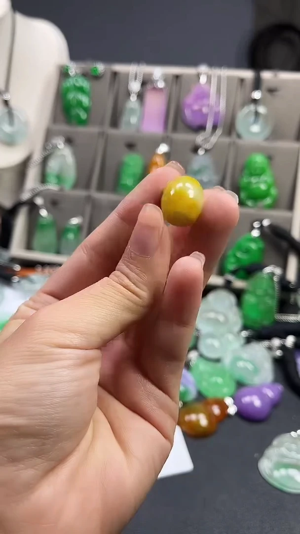 颈饰未镶嵌翡翠  所见即所得 一图一物