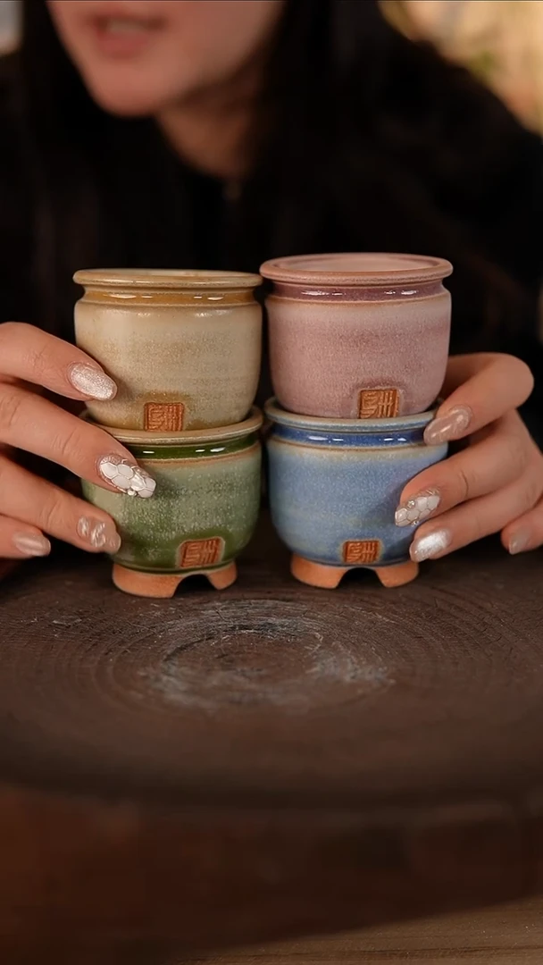 【闪购商品】陶瓷2-9-272默认有瑕口一组4个