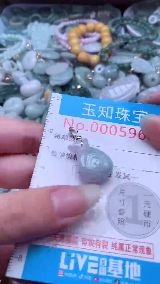 翡翠未镶嵌吊坠(不含链)5969