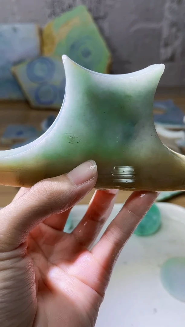 裸石翡翠翡翠a货正品玉石古陈020