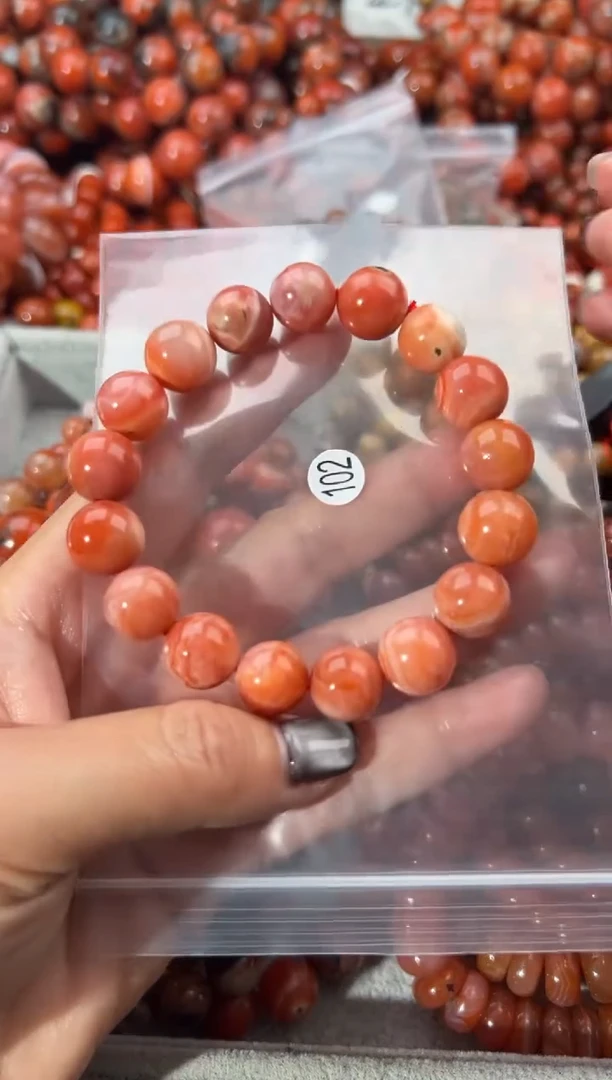 未镶嵌手串南红玛瑙12+