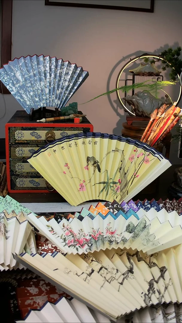 扇子壹**柒手绘扇面95  16  2.0