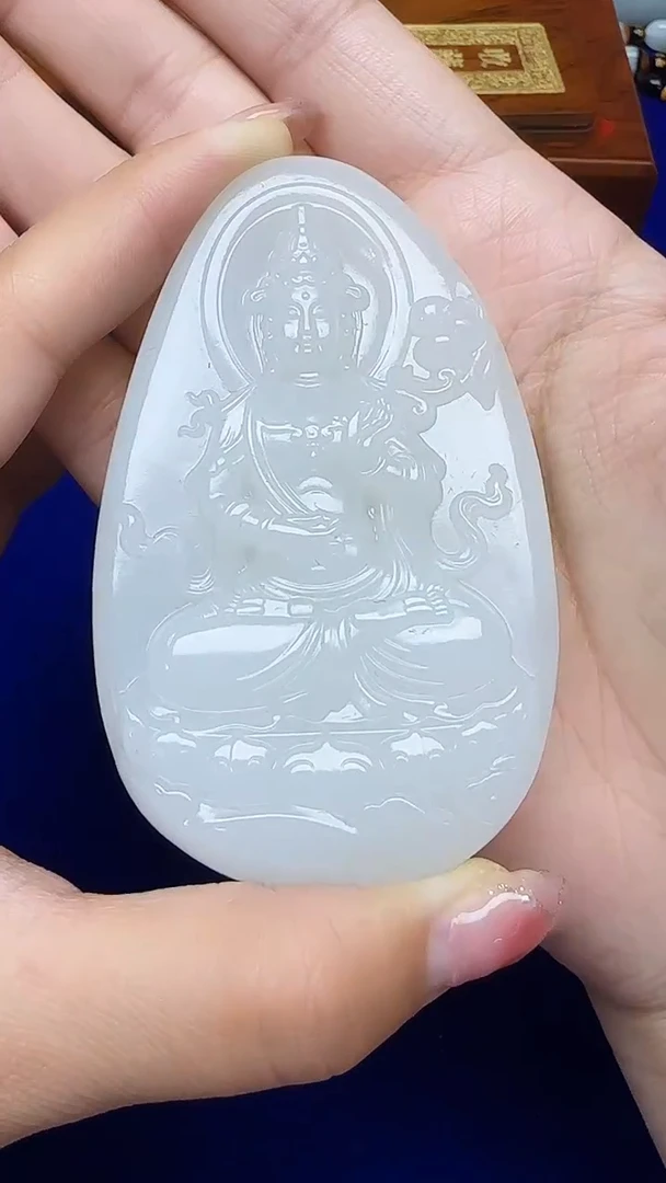 和田玉未镶嵌挂件1