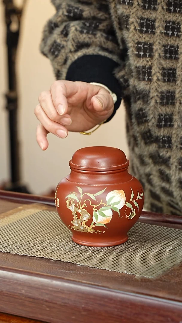 宜兴原矿紫砂茶叶罐