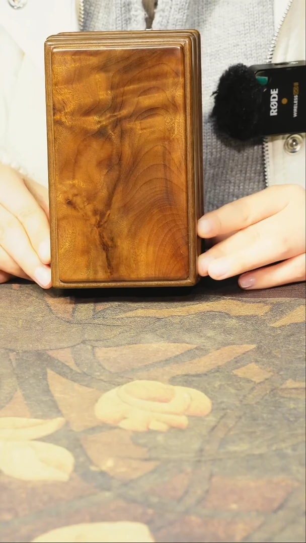 金丝楠 小叶桢楠【20】满花纹  一木一器首饰藏盒