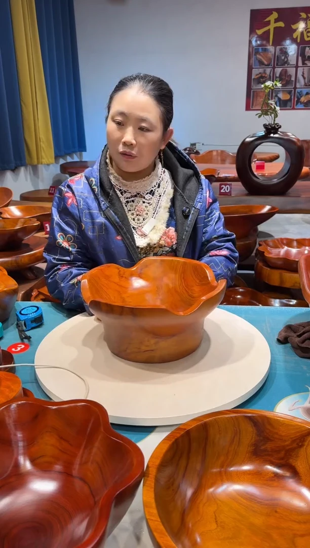 木 果盘 31.5*31.5*15