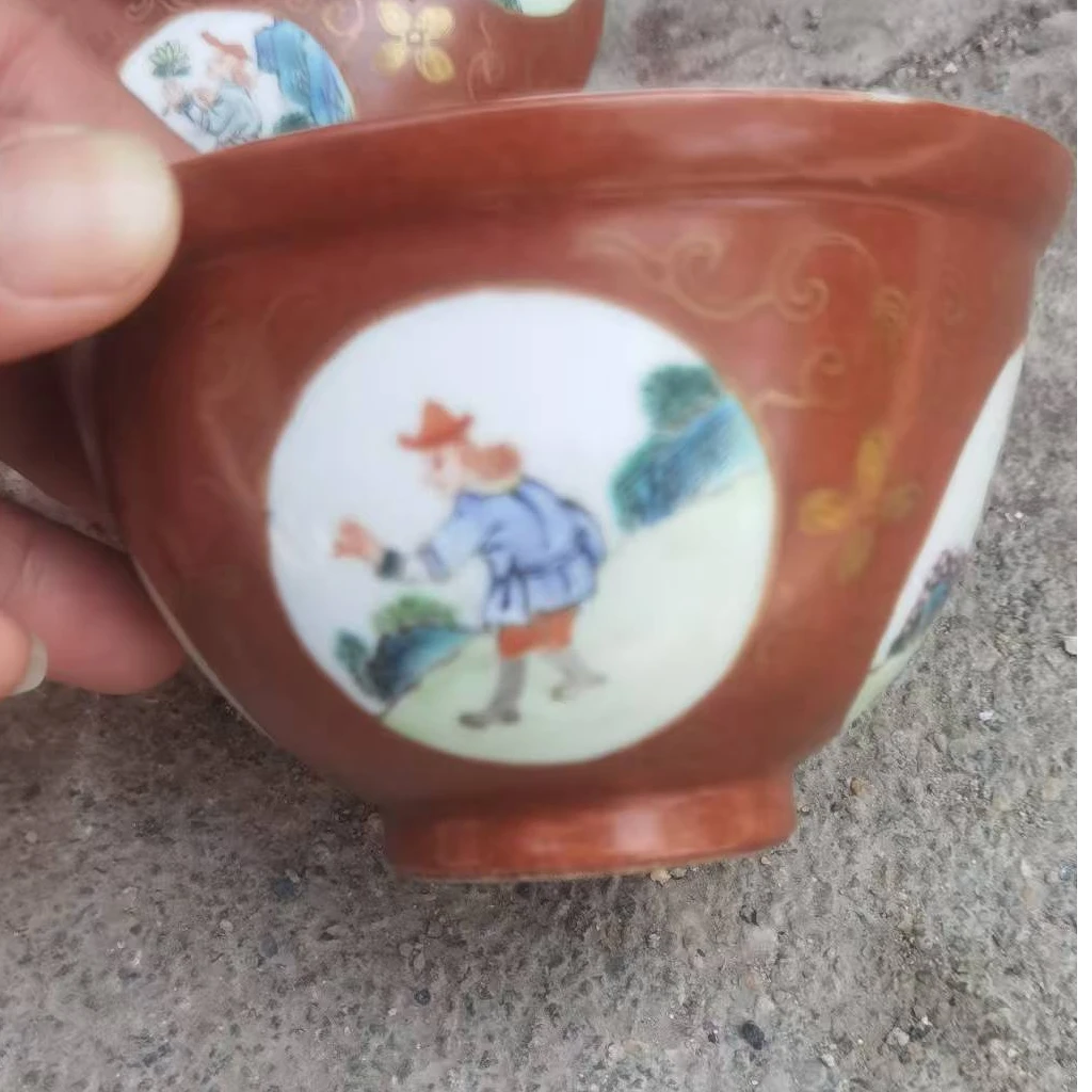 景德镇印花酒具套件