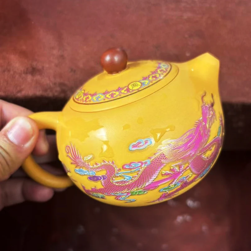 黄段泥变色壶凤鸣壶（带证书）