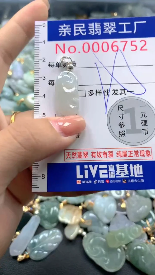 颈饰未镶嵌翡翠6752