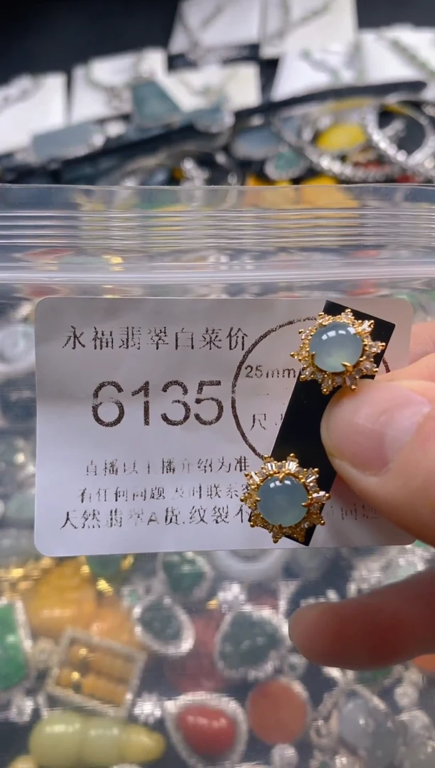 翡翠未镶嵌吊坠(不含链)6135