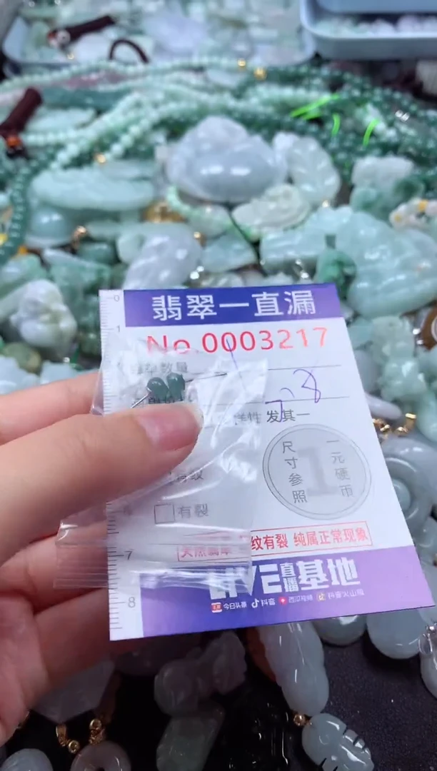 翡翠未镶嵌吊坠(不含链)3217