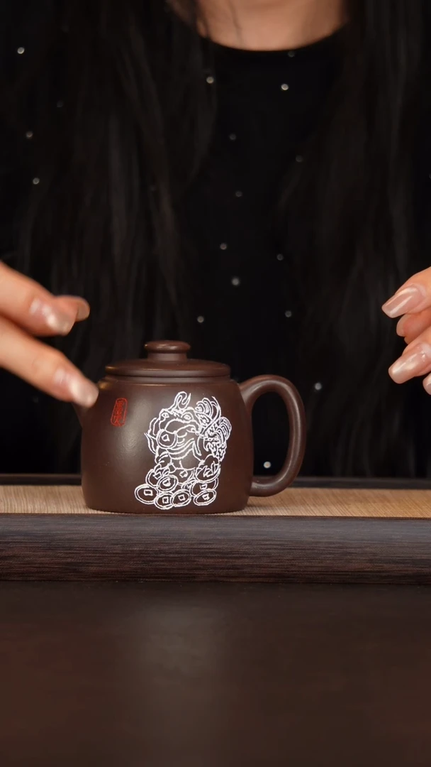 茶壶紫砂原矿茶壶紫砂