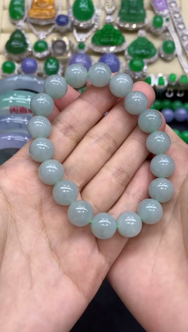 未镶嵌手串翡翠39-中国好珍宝