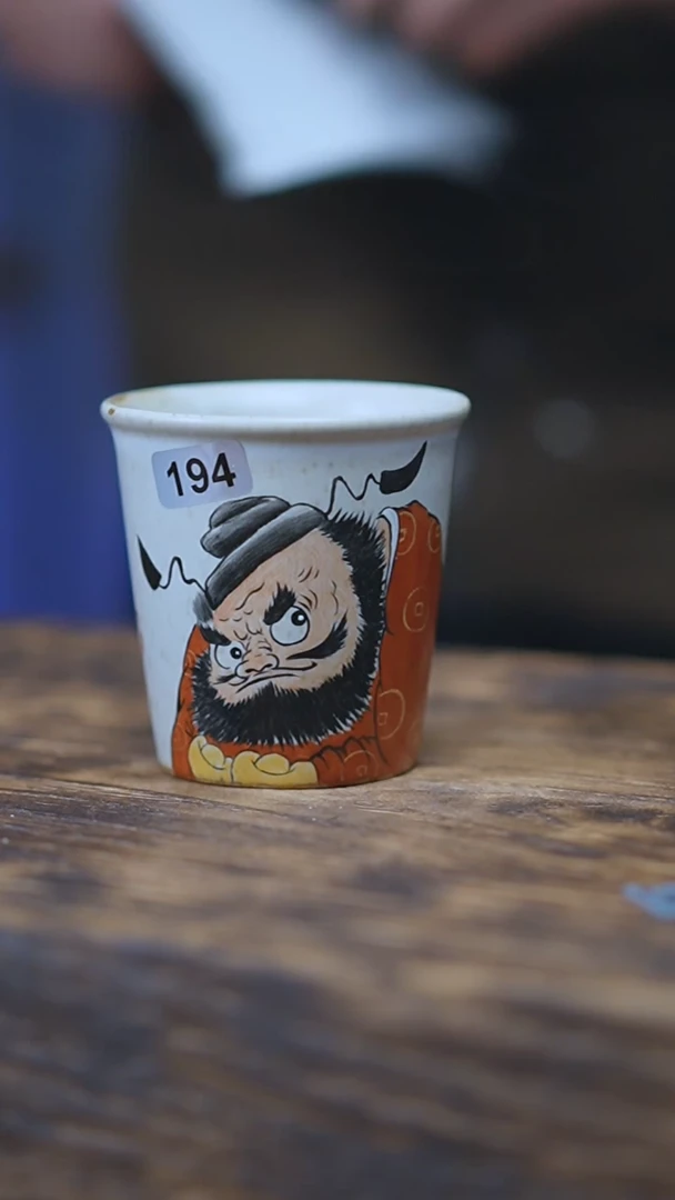 【闪购商品】194景德镇手绘钟馗单杯