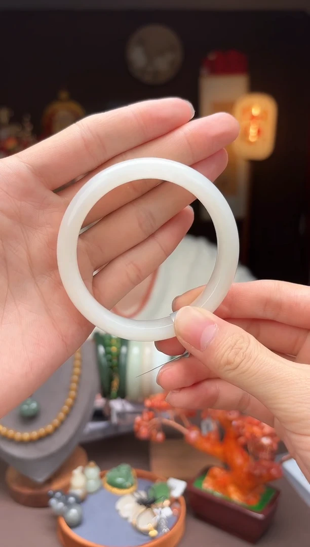 【闪购商品】和田玉X39手镯-57未镶嵌-