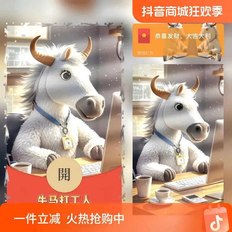 2025年新款趣味搞笑红包动态封面仪式感原创带音乐抽象电子红包