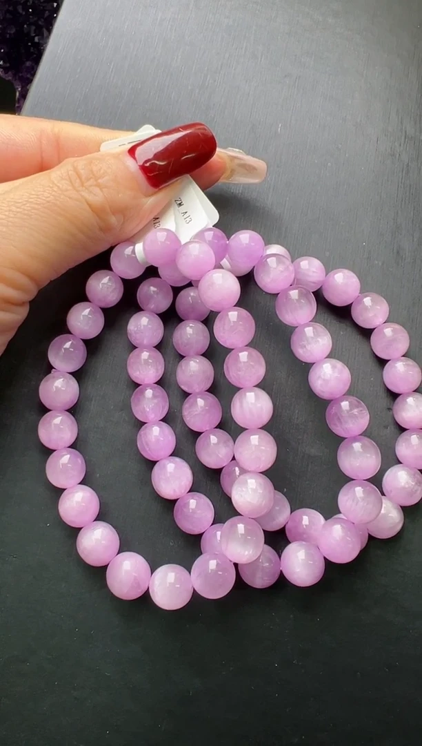 【闪购商品】辉石手串未镶嵌紫锂辉手串9m+多样性发一M30692