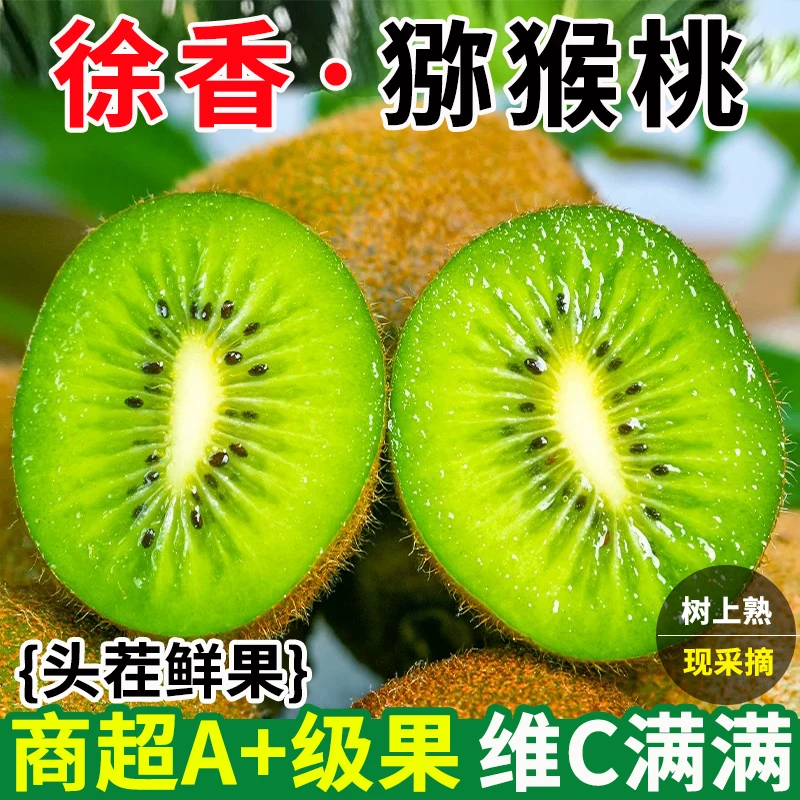 A正宗绿心徐香猕猴桃新鲜当季奇异果（硬果发货需放软食用）