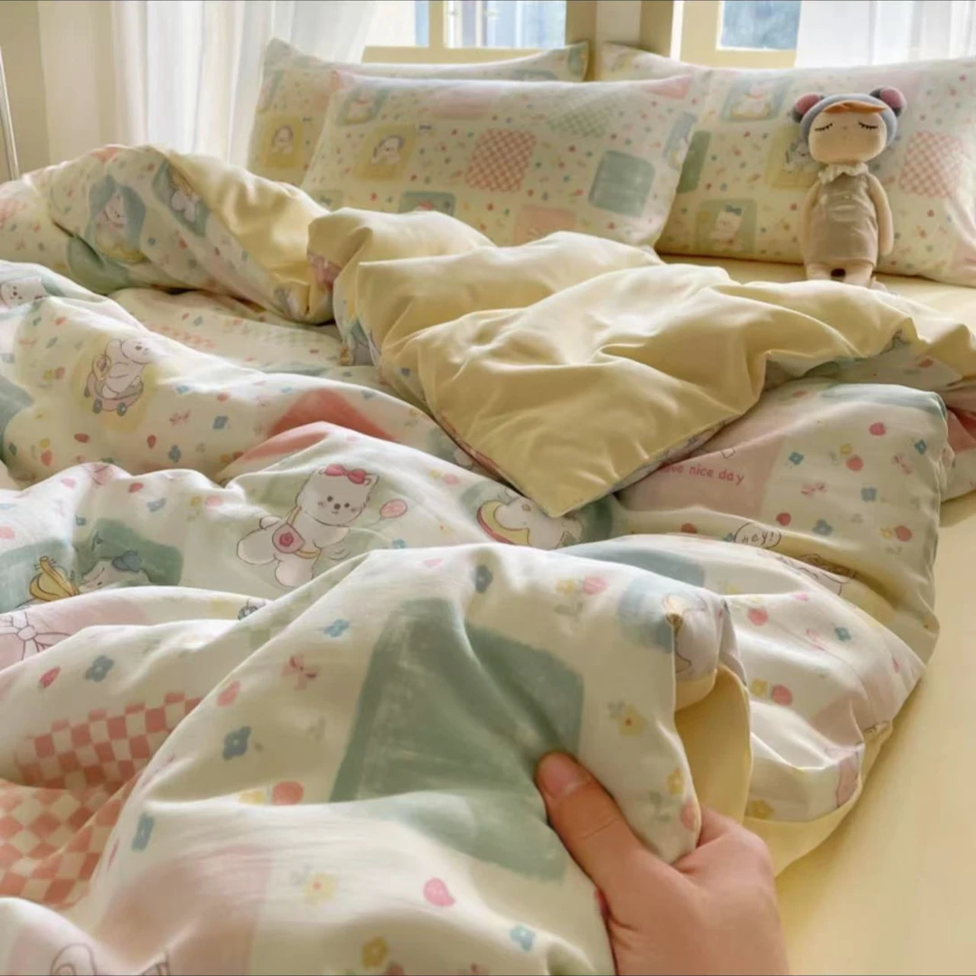 【北奈かわ会社】A类有氧针织双层纱夏被空调被  150*200 露娜