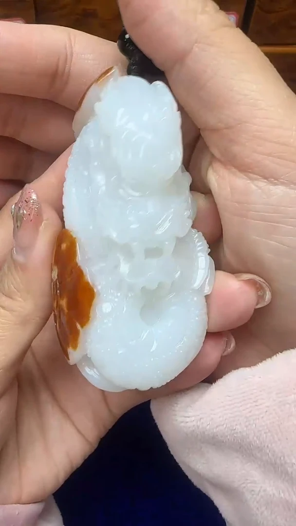 未镶嵌和田玉挂件枫*1