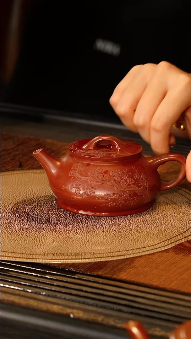 宜兴紫砂团团紫砂精选紫砂壶