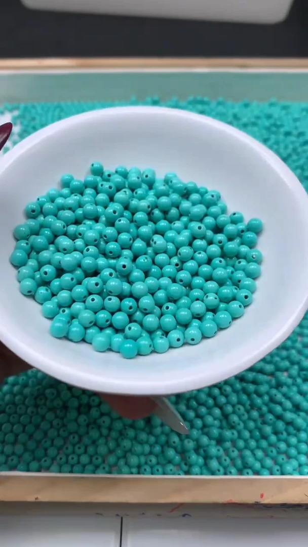 未镶嵌玛瑙手饰B1794 高 瓷 绿 淞4mm25个6.8元