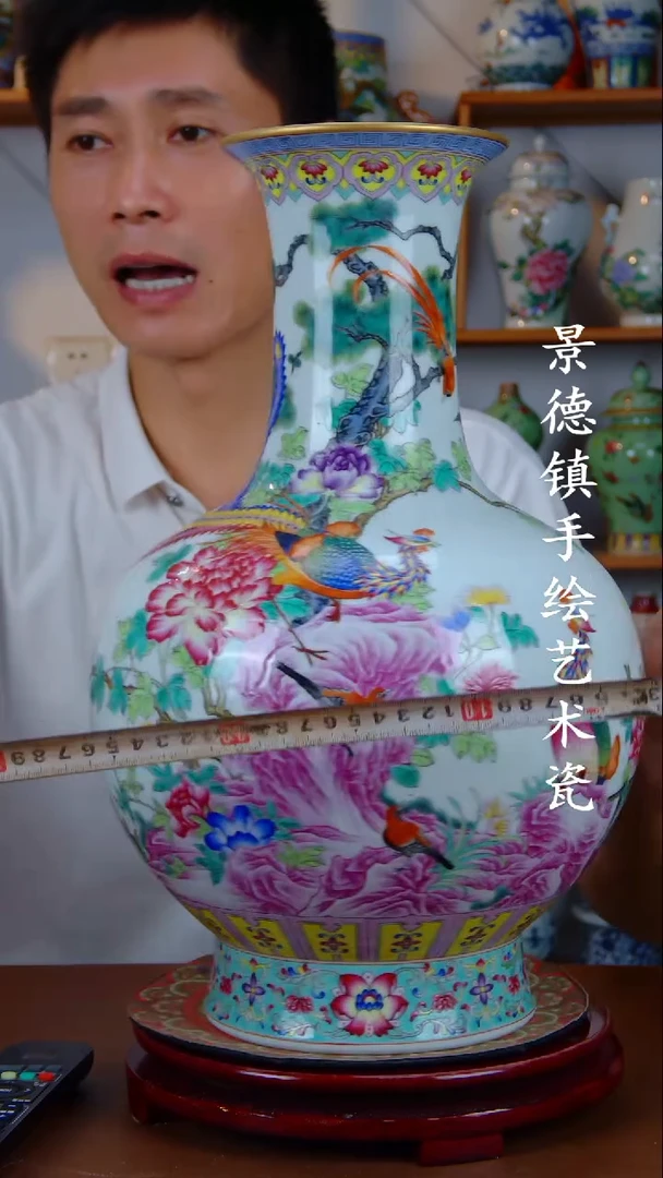 现代景德镇手工手绘陶瓷摆件29