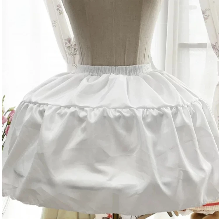 白色lolita云朵撑柔软舒适可调节鱼骨裙撑洛丽塔暴力cosplay日常