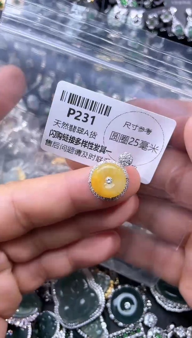 【闪购商品】翡翠颈饰未镶嵌P231吊坠