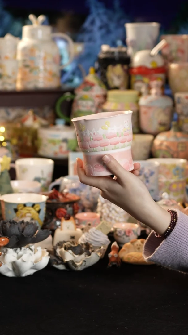 其他陶景德镇釉下彩手绘设计师款陶瓷