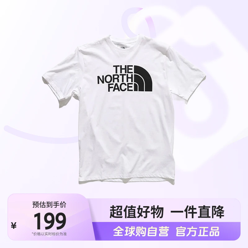 【自营】THE NORTH FACE北面T恤LOGO字母印花短袖NF0A812MLA9【店铺】