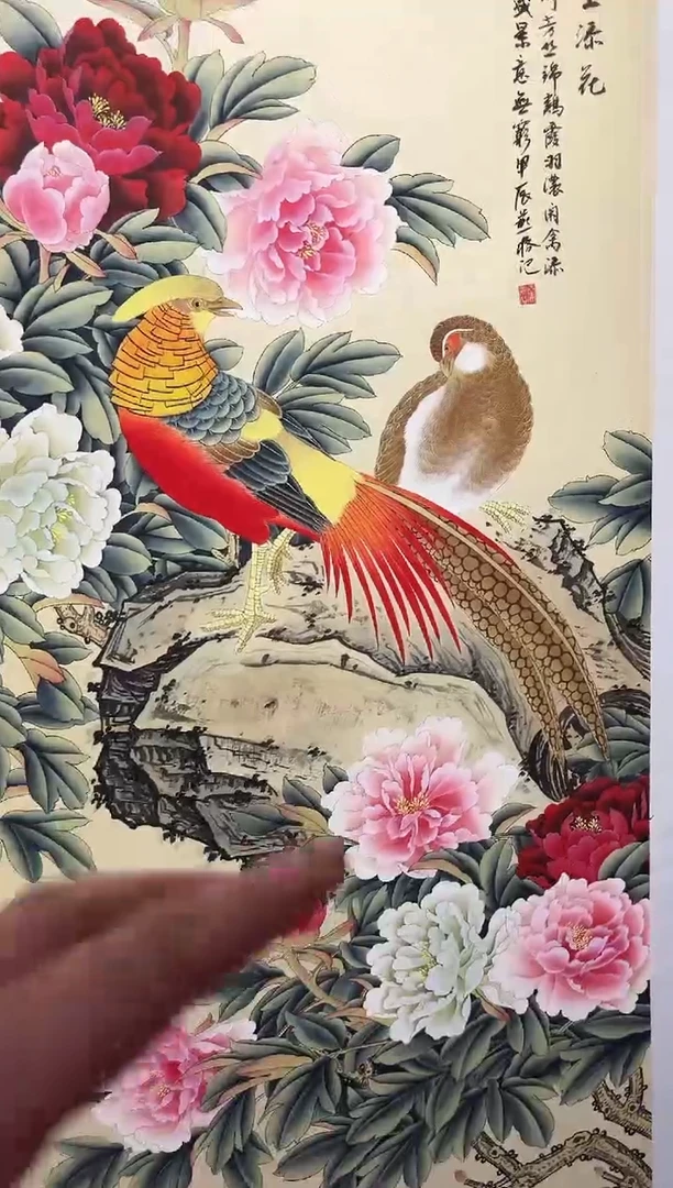 国画秦燕格国画手绘作品Y39