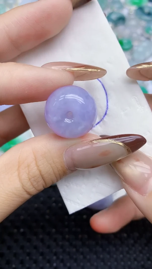 颈饰未镶嵌翡翠8   天然翡翠A货  百元以上9米证书费自理