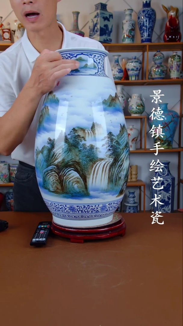 现代景德镇手工手绘陶瓷摆件30
