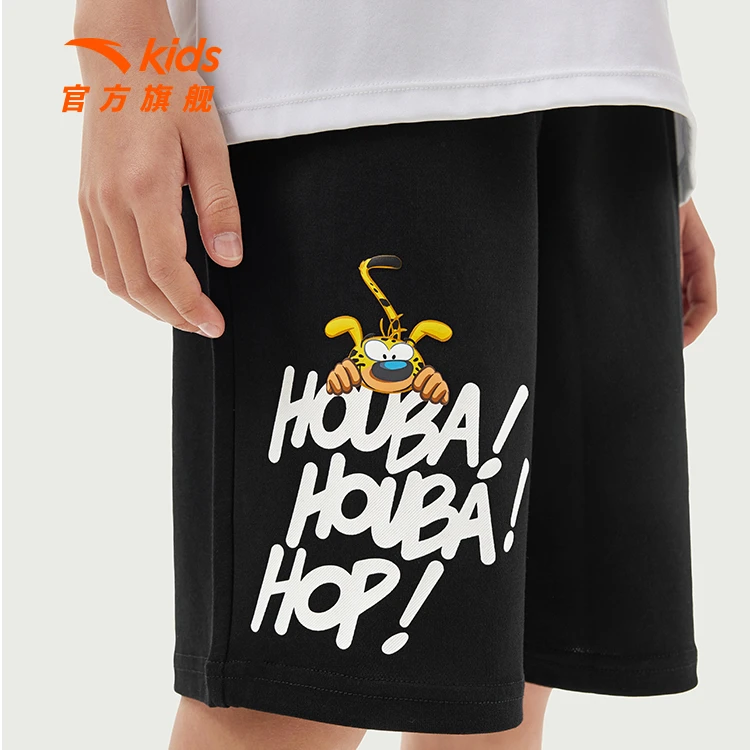 安踏儿童【运动短裤】男中大童2025夏季新款休闲运动裤潮流宽松百搭