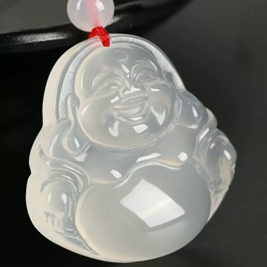 天然玛瑙玉石佛公吊坠挂件