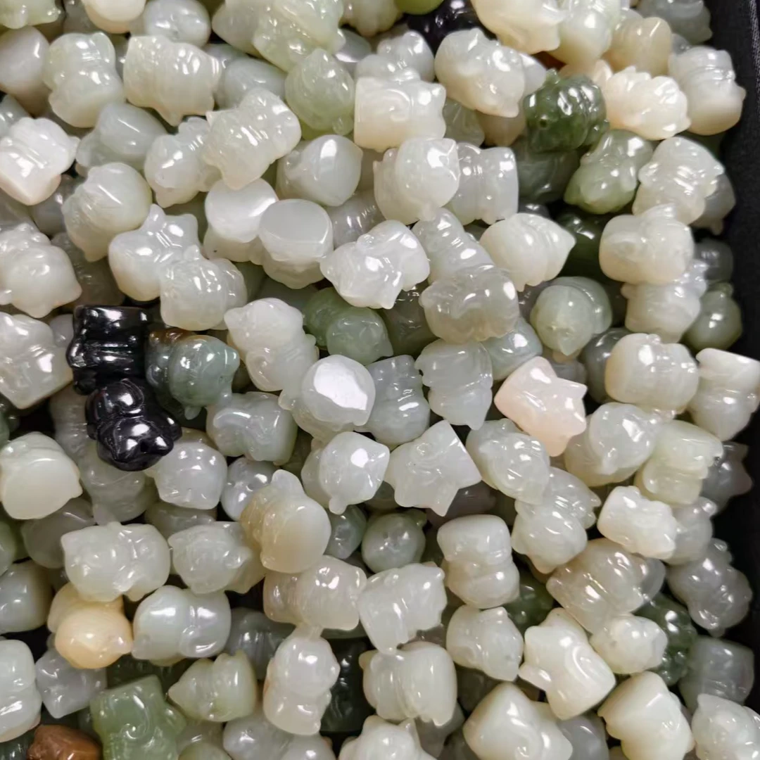 老王珠宝 和田玉 新疆料 猫 多样性发一