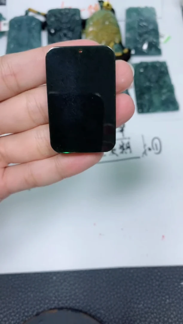 颈饰未镶嵌和田玉多样性随机一件发货 无事牌88