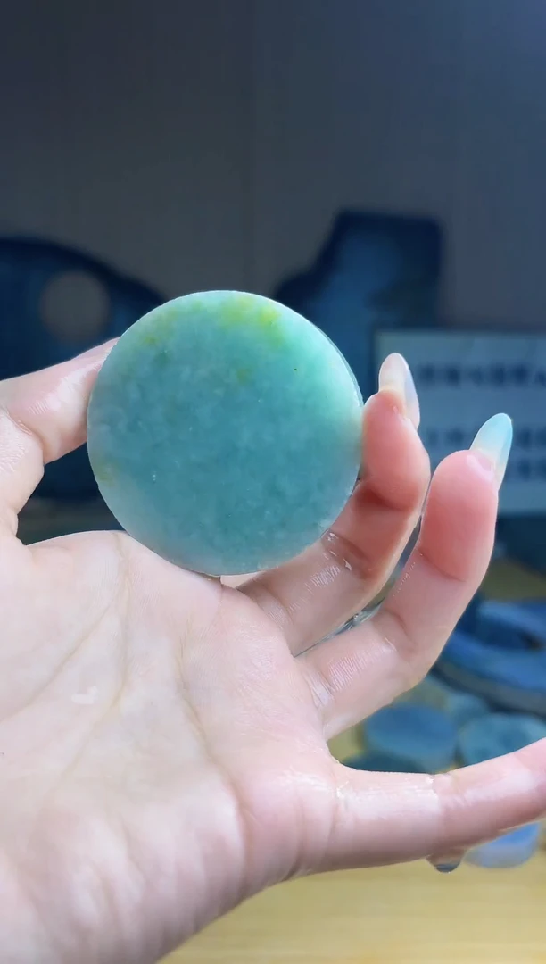 翡翠未镶嵌颈饰翡翠A货 温谭536