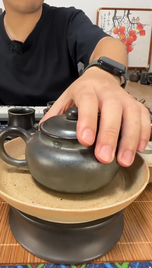 全手工柴烧茶壶260毫升