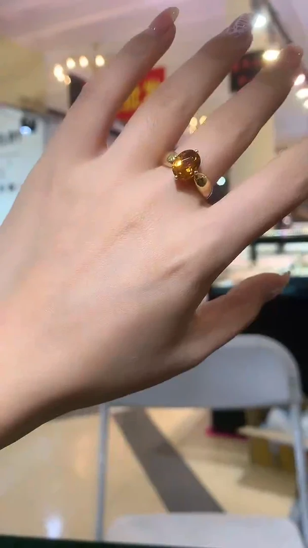 银S925镶嵌戒指水晶10000285948435