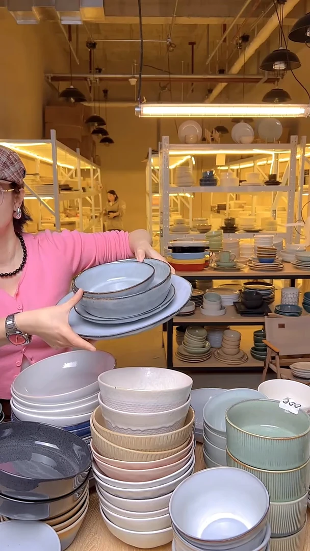 瓷120 外贸尾货窑变釉下彩默认微瑕