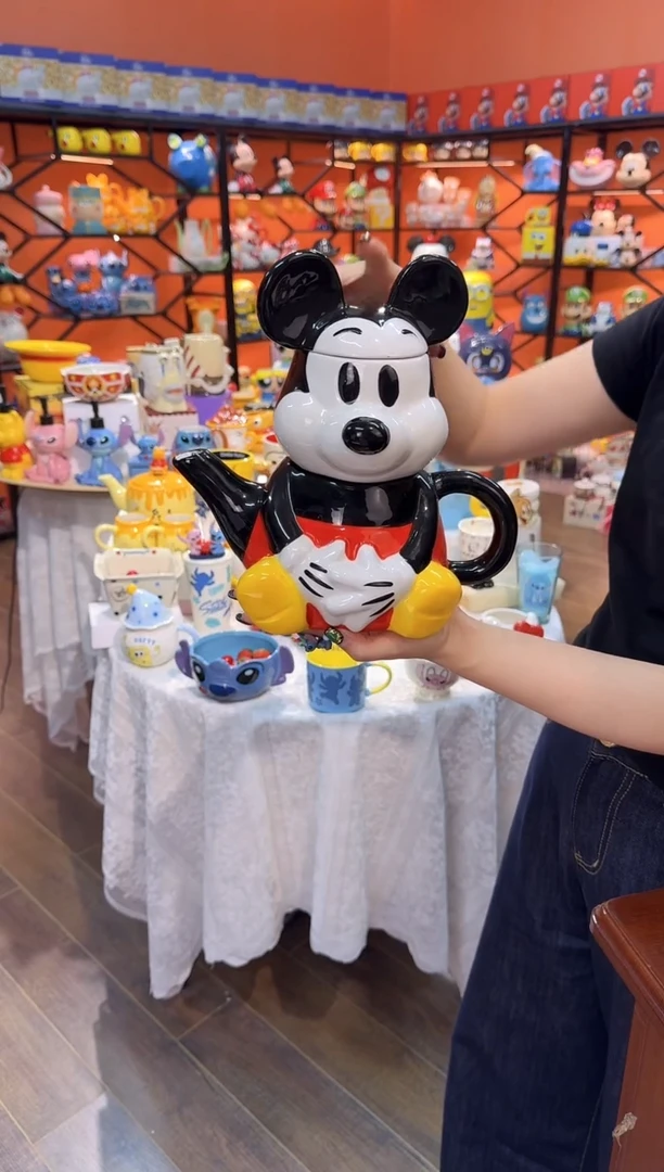 瓷片@@米奇陶瓷一体水壶