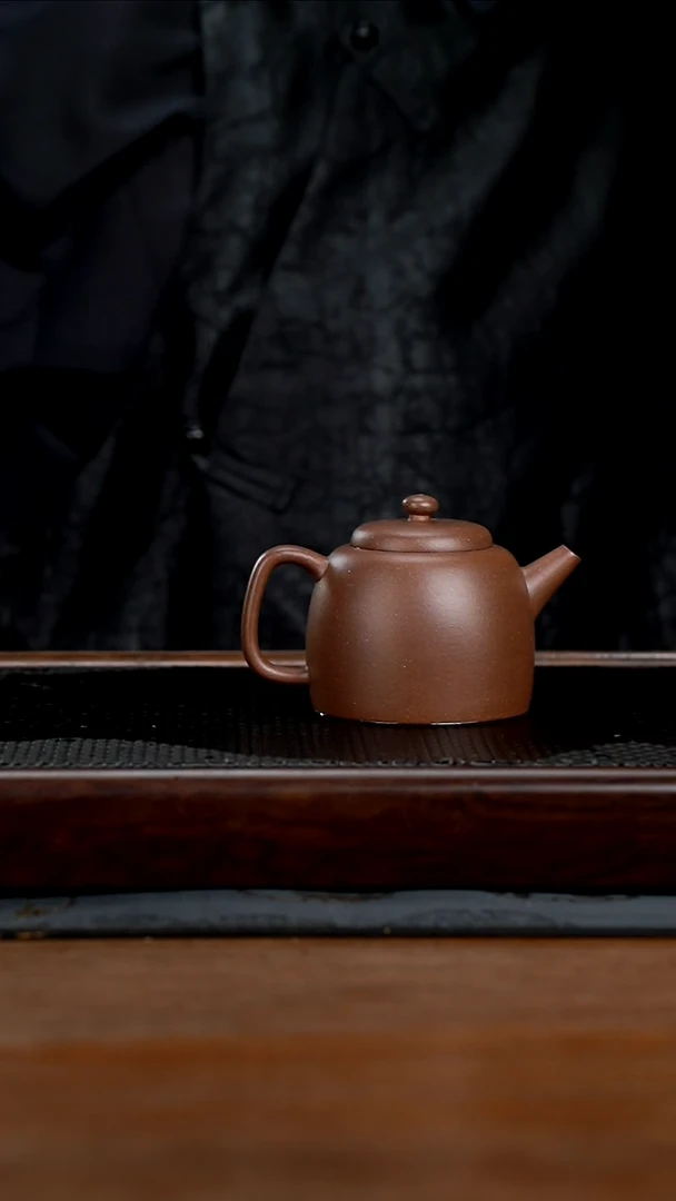 茶壶紫砂190CC百年老紫泥7