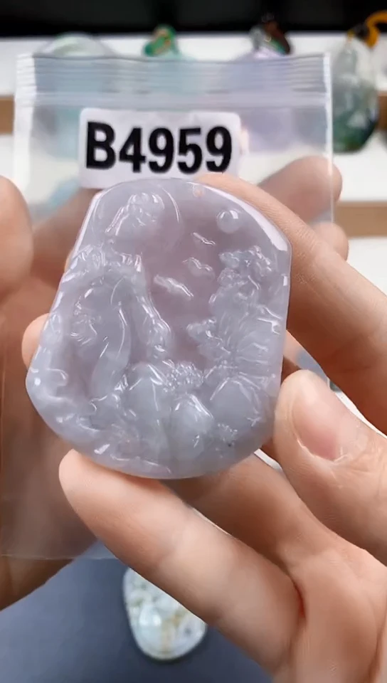 颈饰未镶嵌翡翠天然翡翠吊坠挂件