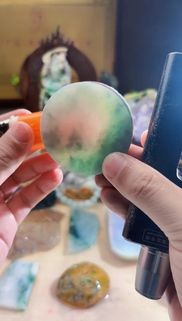 翡翠挂件未镶嵌A货张麦1354