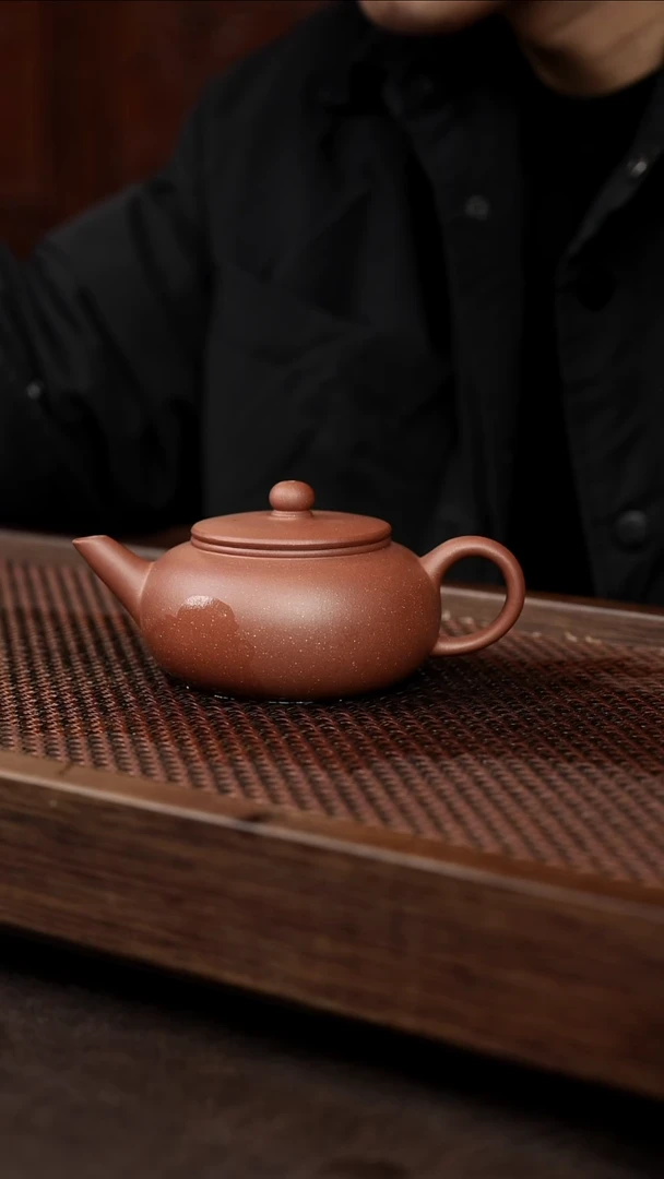 茶壶紫砂1-1扁水平