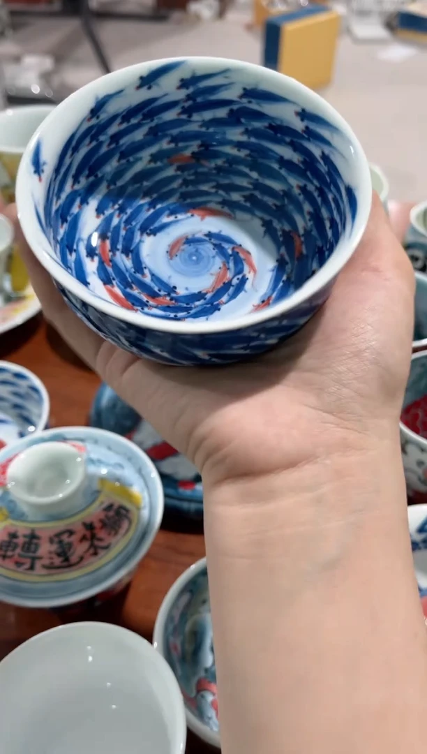 预售先不发  百鱼卢氏杯