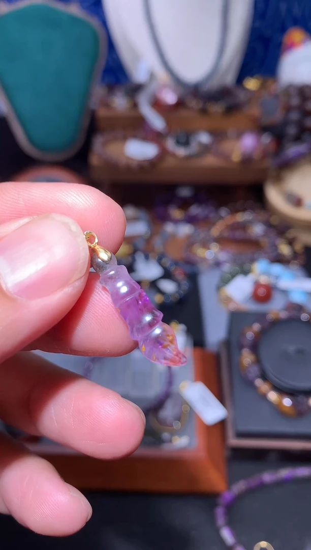 未镶嵌珠宝半成品水晶v****n极光23文昌笔提溜全彩